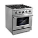 Cosmo 4-Piece Appliance Package - 30-Inch Gas Range, Under Cabinet Range Hood, Dishwasher and Refrigerator with Water Dispenser in Stainless Steel (COS-4PKG-636) Cosmo
