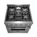 Cosmo 4-Piece Appliance Package - 30-Inch Gas Range, Wall Mount Range Hood, Dishwasher and Refrigerator in Stainless Steel (COS-4PKG-153) Cosmo