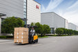 Xilin CPD20SA-20-Li-189 3 wheel electric forklift side angle view