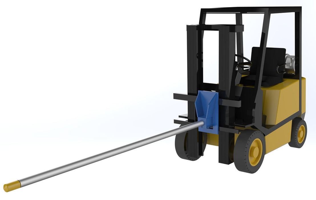 Vestil CR-108-2 steel carriage mount class ii rug ram boom - view 5