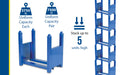 Vestil CRAD-75 steel stackable bar cradle feature overview 2