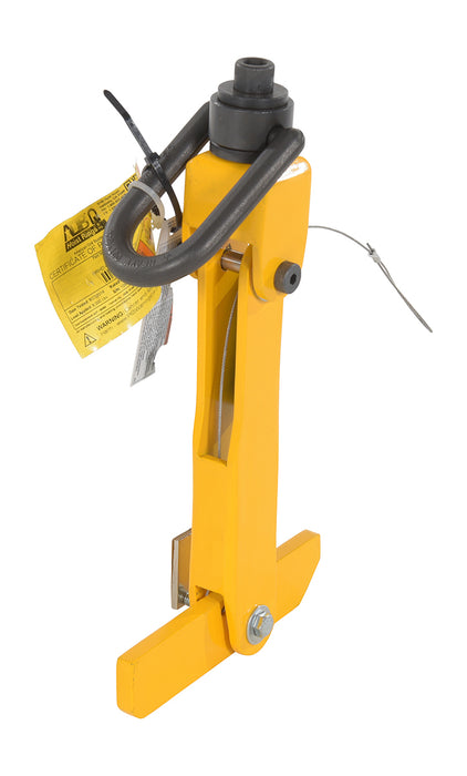 Vestil CRL-4-12-3000 Steel Reel Lifter 2-1/2 in. to 4 in. Core Diameter 3,000 lb. Capacity Yellow