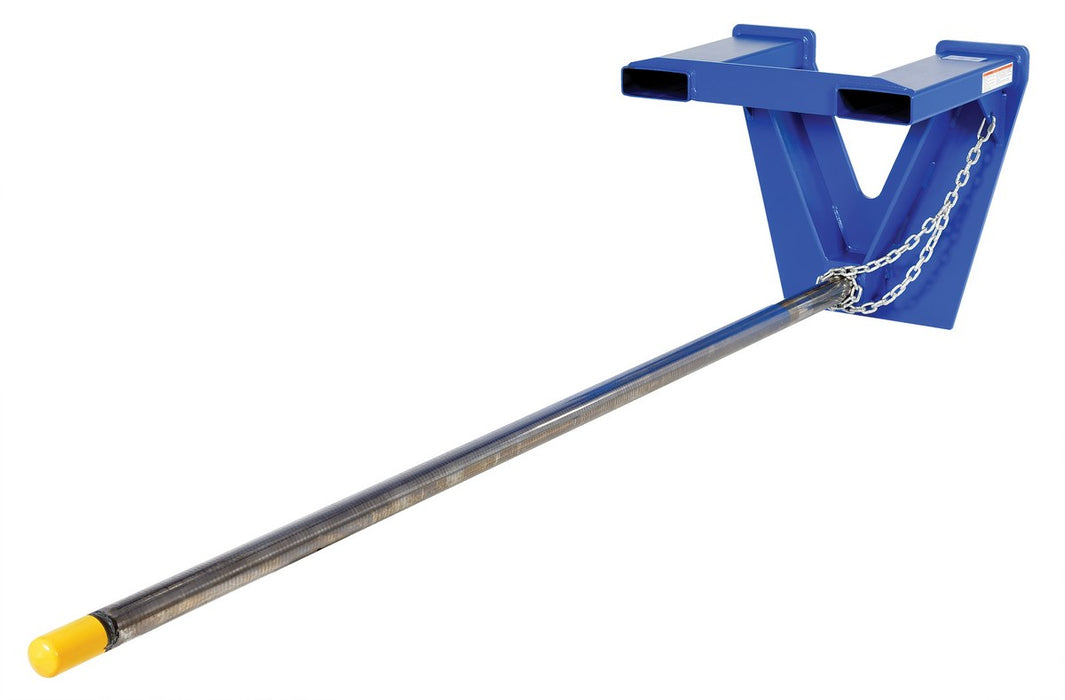 Vestil CRP-108 steel fork mounted inverted rug ram boom - view 2