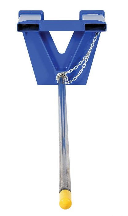Vestil CRP-108 steel fork mounted inverted rug ram boom - view 3