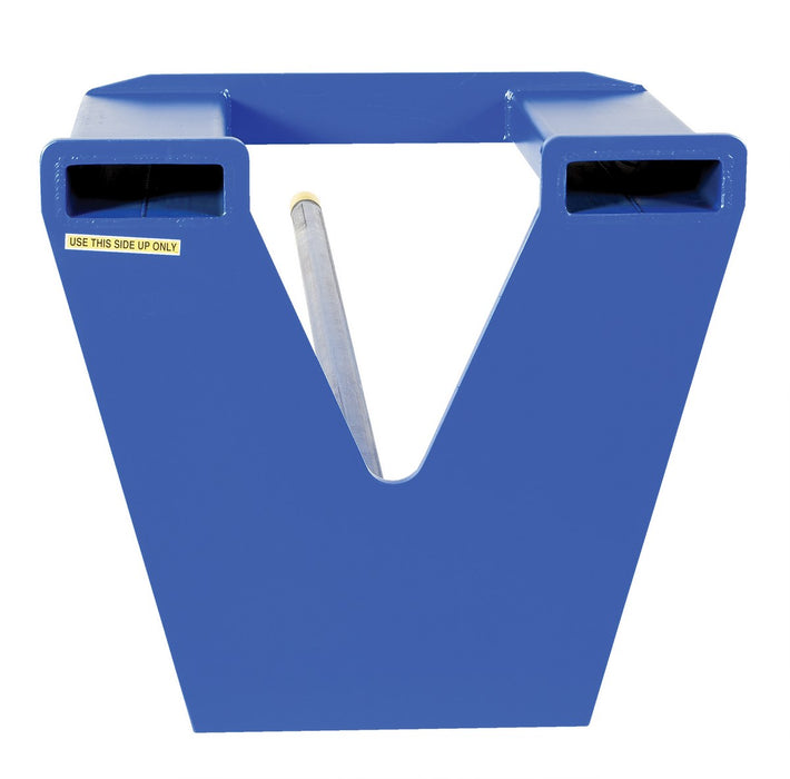 Vestil CRP-108 steel fork mounted inverted rug ram boom - view 4