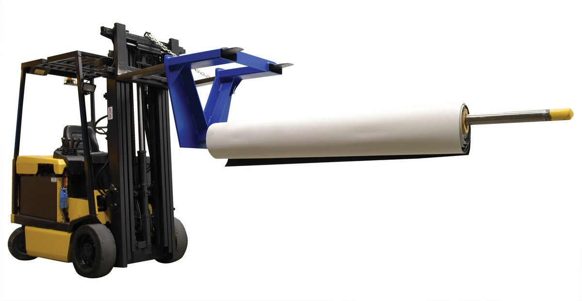 Vestil CRP-108 steel fork mounted inverted rug ram boom - view 5