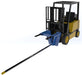 Vestil CRP-120 steel fork mounted inverted rug ram boom - view 2