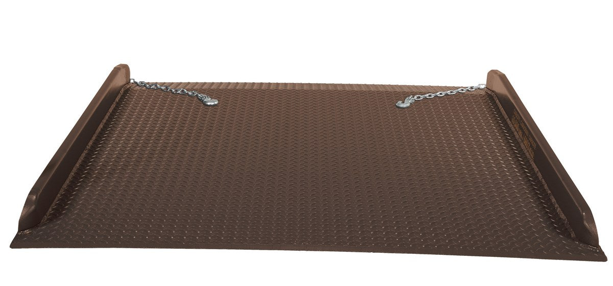 Vestil CRS-6060-20 Steel Container Ramps with Side Rails 60 in. x 60 in. 20,000 lb. Capacity Brow