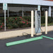 Vestil CS-C-48-GRN Channeled Plastic Parking Block 48 in. x 6 in. x 4 in. Electric Vehicle Green