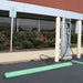 Vestil CS-C-72-GRN Channeled Plastic Parking Block 72 in. x 6 in. x 4 in. Electric Vehicle Green