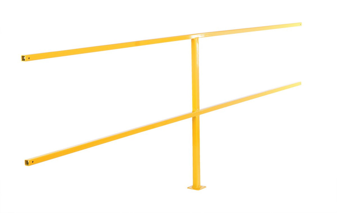 Vestil CSEC-120 Steel Square Safety Handrail Connection Tubing 120 in. Yellow