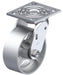 Vestil CST-BL-4X2CI-S Cast Iron/Steel Swivel Caster 4 in. Diameter x 2 in. Width 700 lb. Capacity Silver
