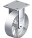 Vestil CST-BL-5X2CI-R Cast Iron/Steel Rigid Caster 5 in. Diameter x 2 in. Width 1,000 lb. Capacity Silver