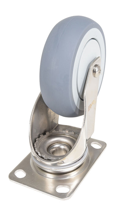 Vestil CST-E-SS-4X1TPR-S thermoplastic rubber swivel caster - view 4