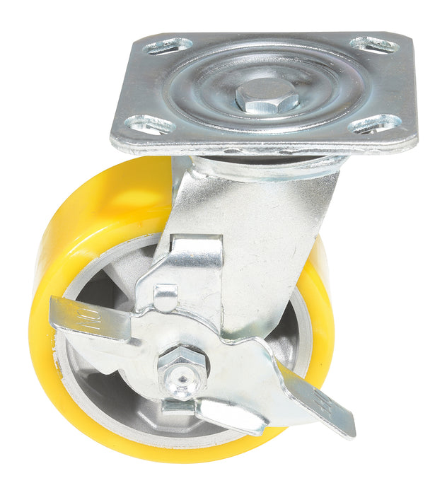 Vestil CST-PY-5X2PUA-SWB polyurethane swivel with brake caster - view 3
