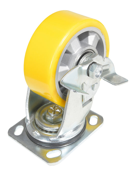 Vestil CST-PY-5X2PUA-SWB polyurethane swivel with brake caster - view 4