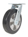 Vestil CST-VE-8X2MRA-S Rubber Swivel Caster 8 in. Diameter x 2 in. Width 881 lb. Capacity Black/Gold