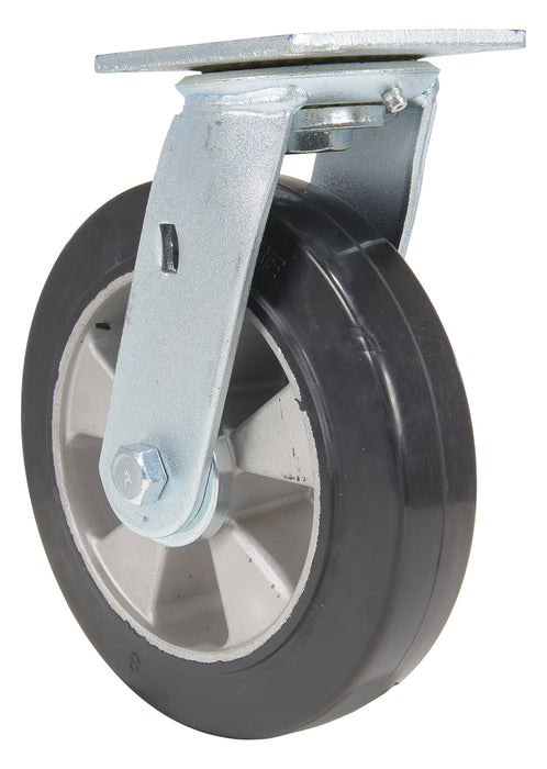 Vestil CST-VE-8X2MRA-S rubber swivel caster - view 2