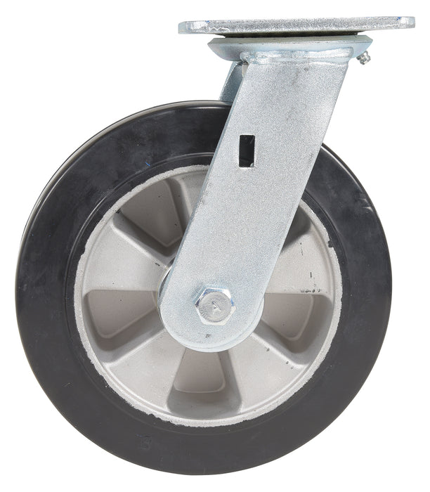 Vestil CST-VE-8X2MRA-S rubber swivel caster - view 3