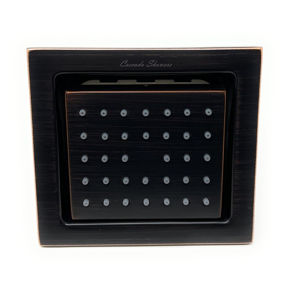 Cascada 4" Square (34-Nozzle) Body Spray Jet Shower - View 26