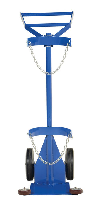 Vestil CYL-DLX-1-HR steel portable deluxe cylinder lifter with hard rubber wheels - view 3