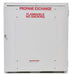 Vestil CYL-EX-12-S steel propane exchange cylinder storage cabinets with solid door - view 3