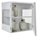 Vestil CYL-EX-12-S steel propane exchange cylinder storage cabinets with solid door - view 8