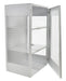 Vestil CYL-EX-18-E steel propane exchange cylinder storage cabinets with mesh door - view 4