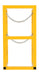 Vestil CYL-FMSR-1 steel cylinder barricade rack - view 4