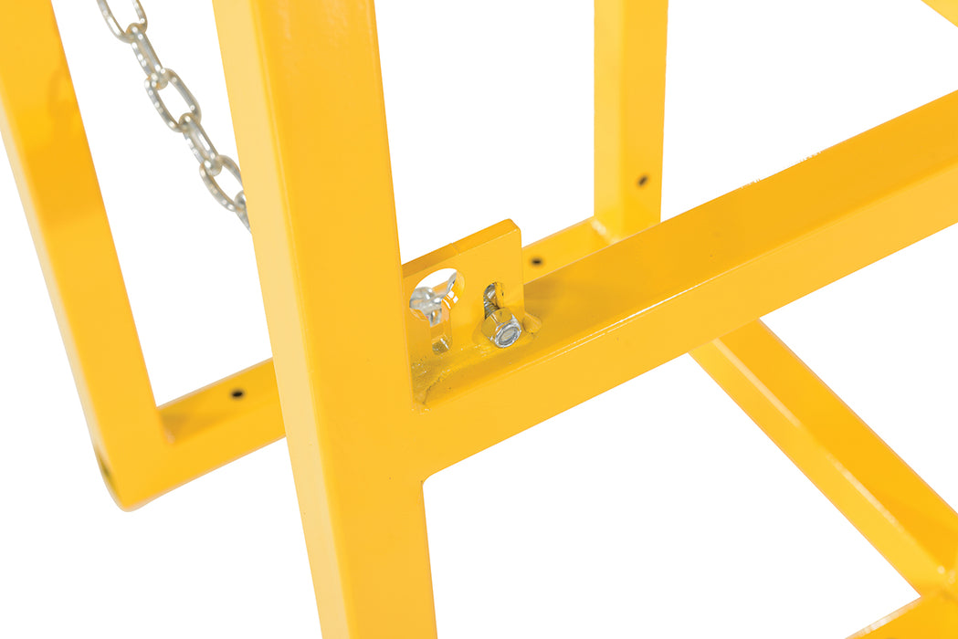 Vestil CYL-FMSR-1 steel cylinder barricade rack - view 8