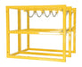 Vestil CYL-FMSR-3-EXT steel cylinder barricade extension rack - view 7
