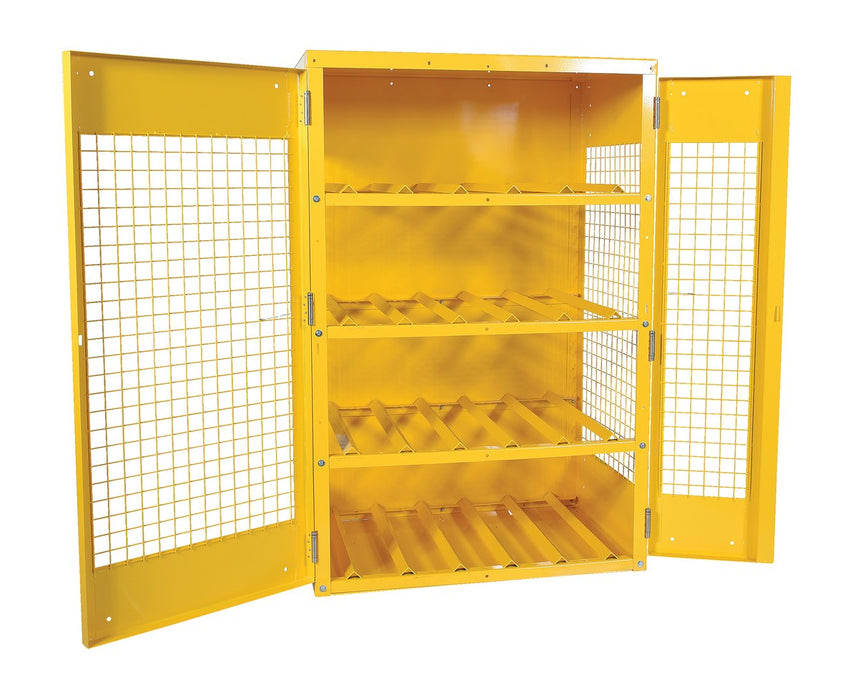 Vestil CYL-H-12 steel horizontal cylinder cabinet - view 4