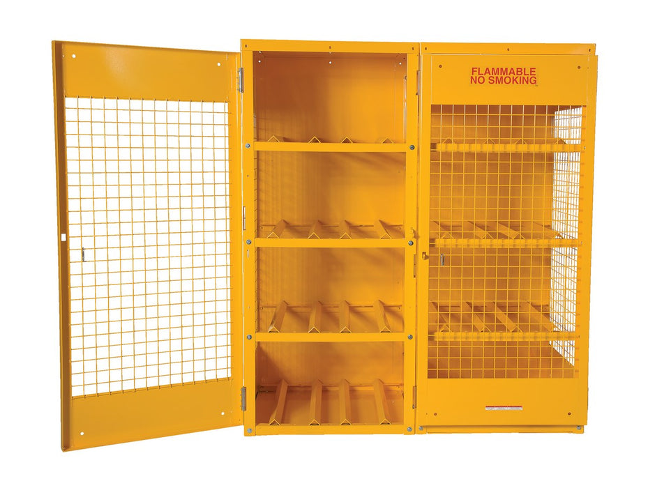 Vestil CYL-H-16 steel horizontal cylinder cabinet - view 3