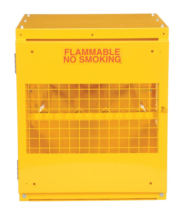 Vestil CYL-H-4-KD steel knockdown horizontal cylinder cabinet - view 3