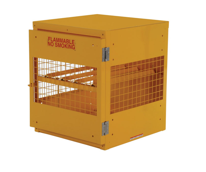 Vestil CYL-H-4 steel horizontal cylinder cabinet - view 2