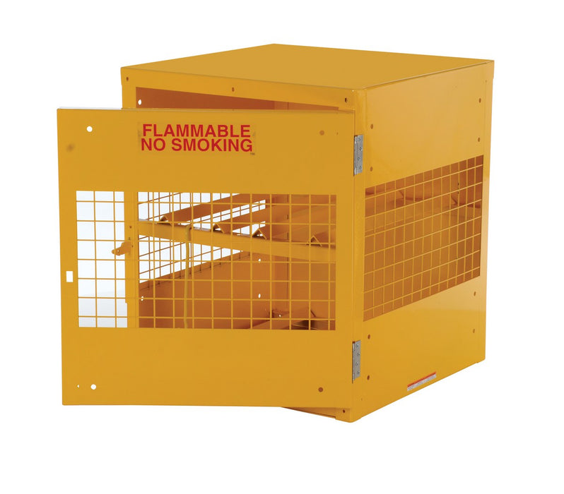Vestil CYL-H-4 steel horizontal cylinder cabinet - view 4