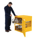 Vestil CYL-H-4 steel horizontal cylinder cabinet - view 5