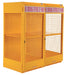 Vestil CYL-LP-16-CA Steel Canadian LP Cylinder Storage Cabinet 32 in. x 60 in. x 68-1/4 in. 16 Cylinder Capacity Yellow