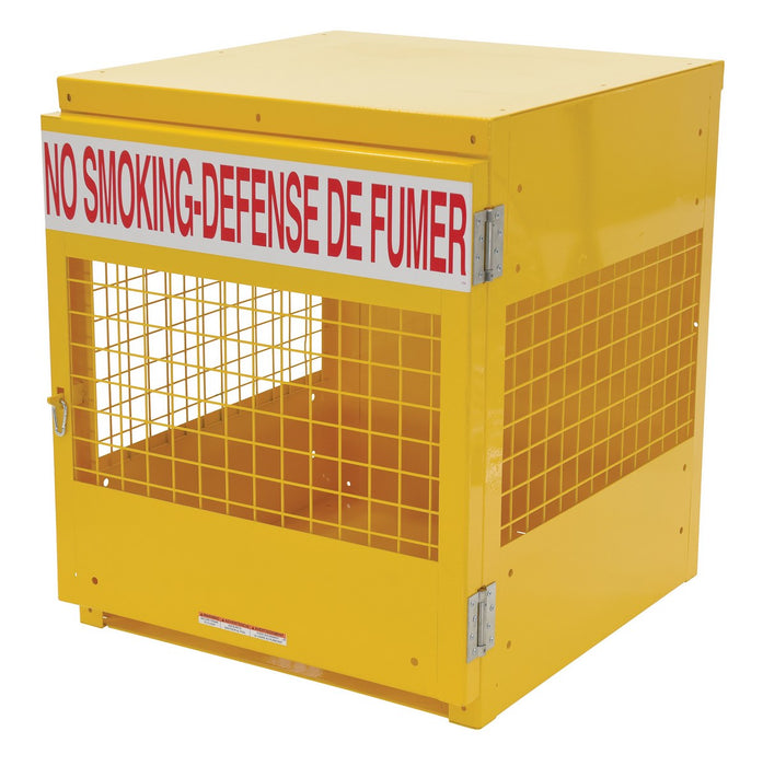 Vestil CYL-LP-4-CA steel canadian lp cylinder storage cabinet - view 2