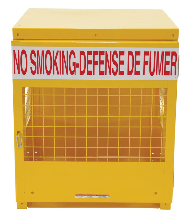Vestil CYL-LP-4-CA steel canadian lp cylinder storage cabinet - view 3