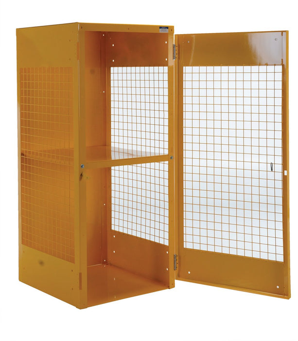 Vestil CYL-LP-8-CA steel canadian lp cylinder storage cabinet - view 2
