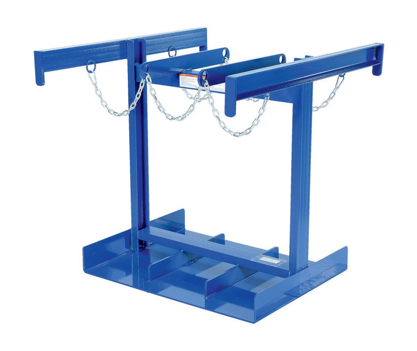 Vestil CYL-P-6 steel cylinder caddy - view 2