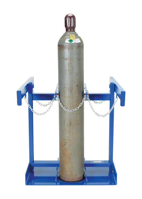 Vestil CYL-P-6 steel cylinder caddy - view 4