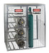 Vestil CYL-T-COMBO galvanized cylinder storage cabinet - view 2