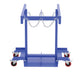 Vestil CYL-TRUCK-4 steel cylinder caddy truck with casters - view 3