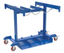 Vestil CYL-TRUCK-6 Steel Cylinder Caddy Truck with Casters 45 in. x 45 in. x 39 in. 6 Maximum Cylinders 800 lb. Capacity Blue