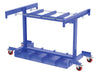 Vestil CYL-TRUCK-8 Steel Cylinder Caddy Truck with Casters 45 in. x 45 in. x 39 in. 8 Maximum Cylinders 800 lb. Capacity Blue