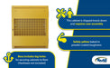 Vestil CYL-V-4-KD steel knockdown vertical cylinder cabinet feature overview 1