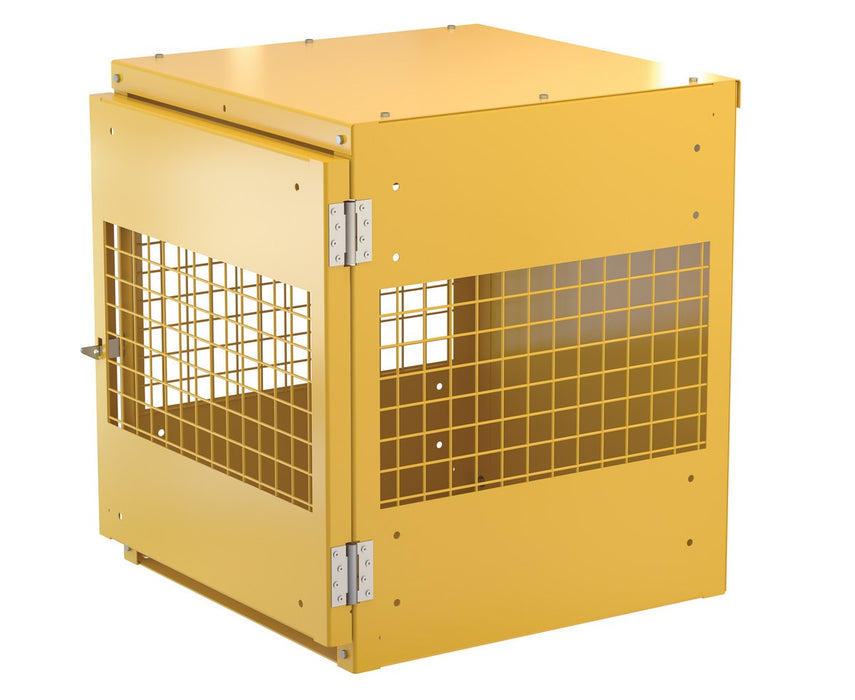 Vestil CYL-V-4-KD steel knockdown vertical cylinder cabinet - view 3