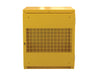Vestil CYL-V-4 Steel Vertical Cylinder Cabinet 32 in. x 30 in. x 35-1/4 in. 4 Cylinder Capacity Yellow